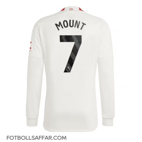Manchester United Mason Mount #7 Tredjeställ 2023-24 Långärmad